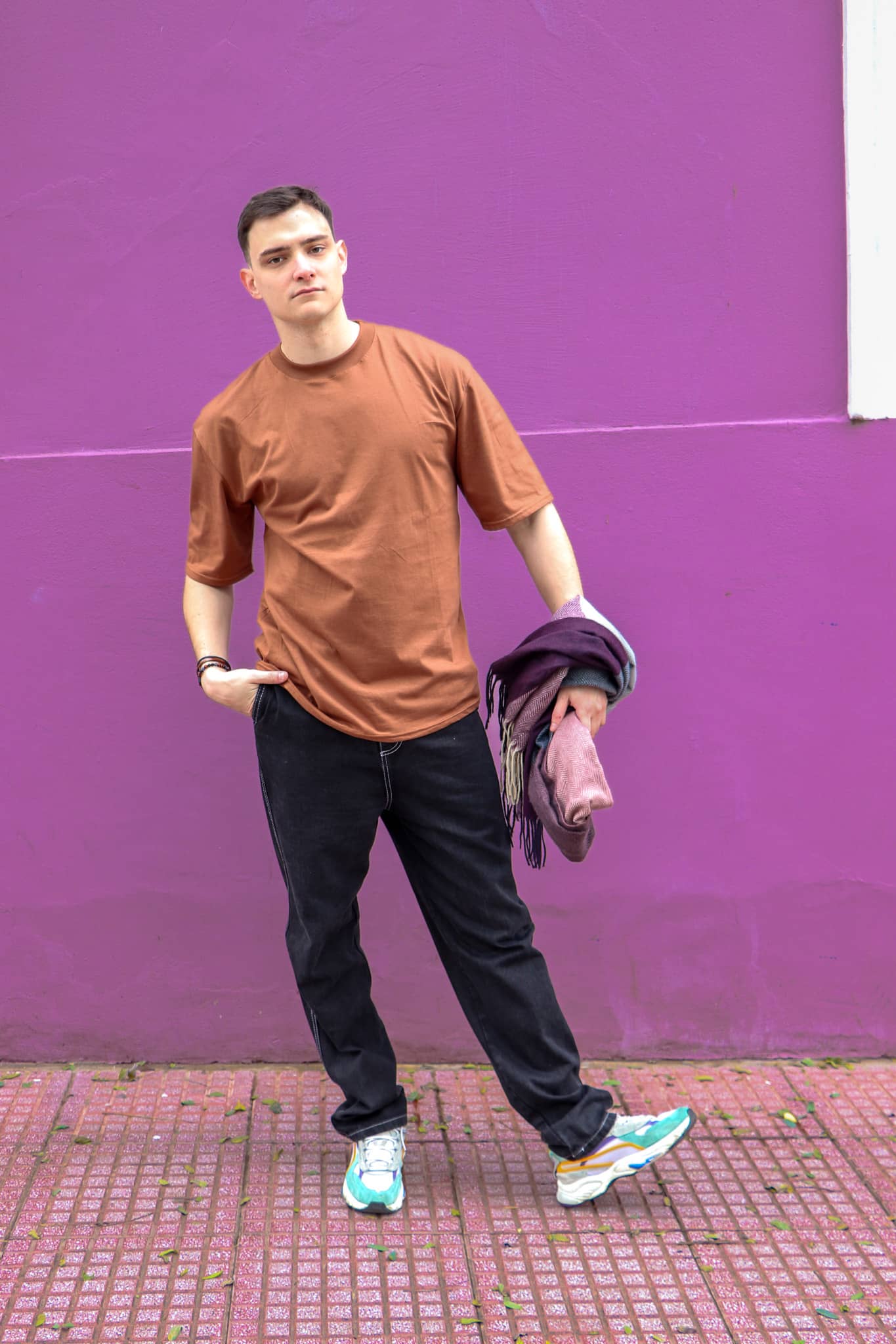 Aura Oversize T-Shirt - Caramel - Foto 3