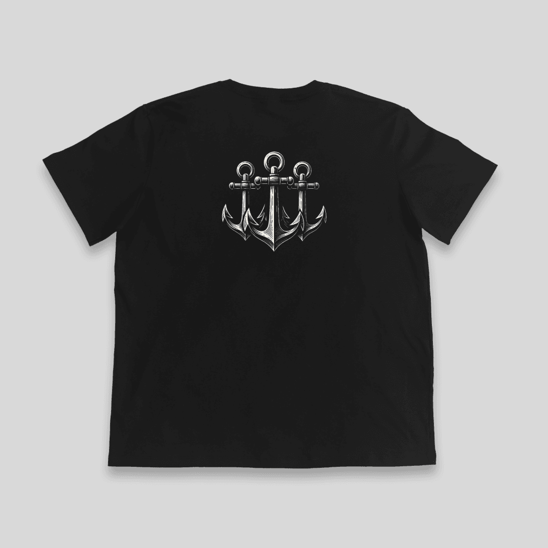 Remera "Tres Anclas" Corte Clásico