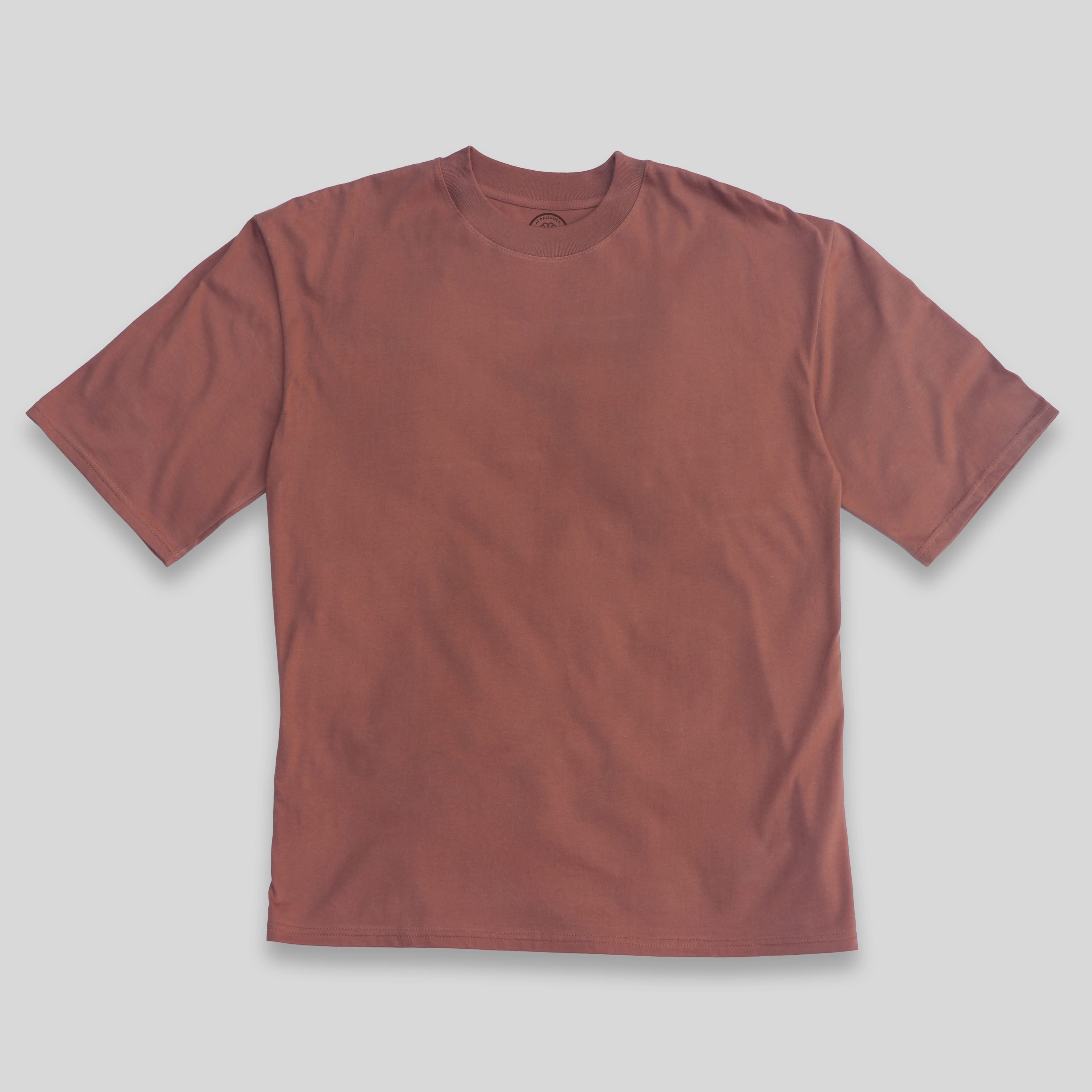 Aura Oversize T-Shirt - Caramel — prenda personalizable de Novamente