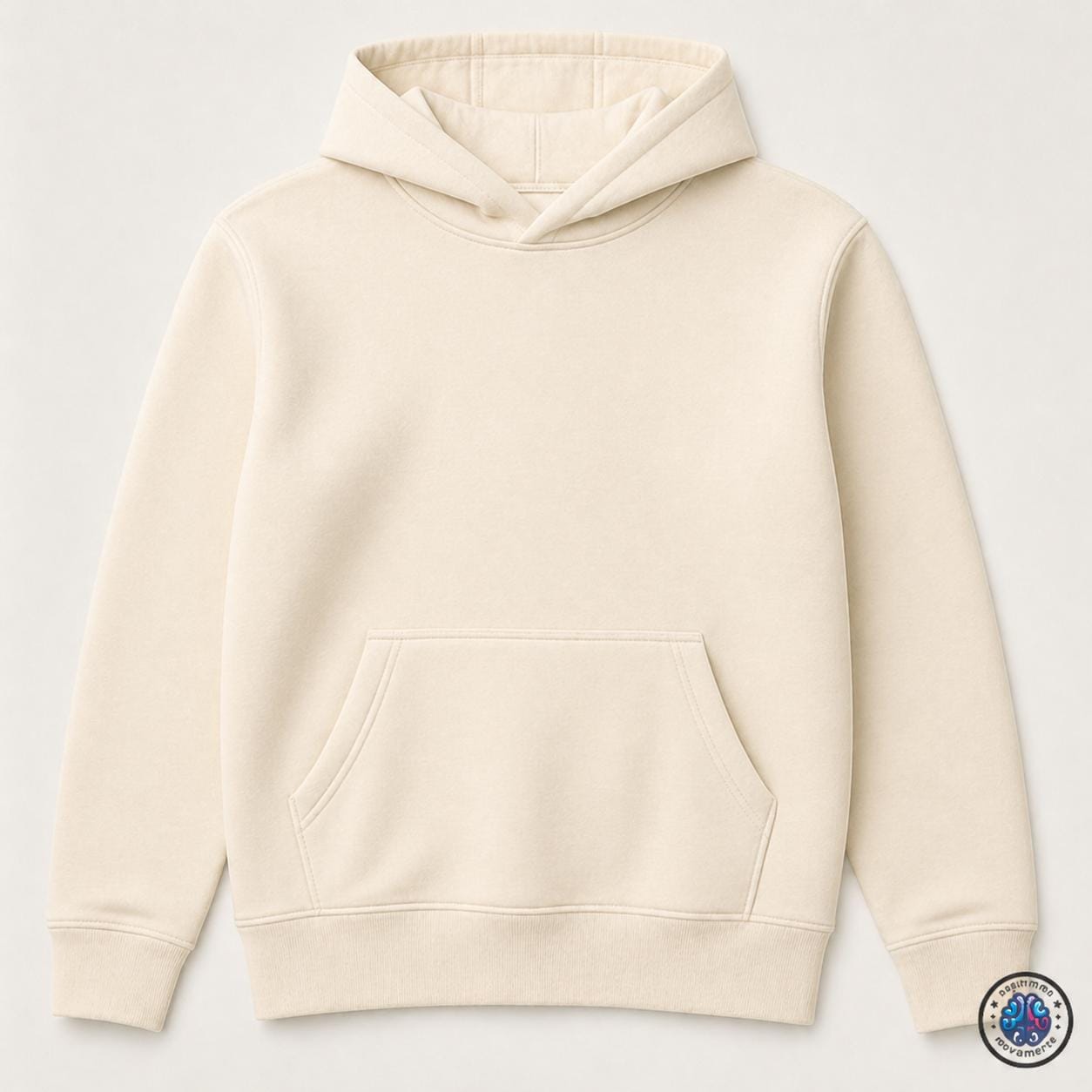 Buzo Hoodie Oversize - Crema — prenda personalizable de Novamente