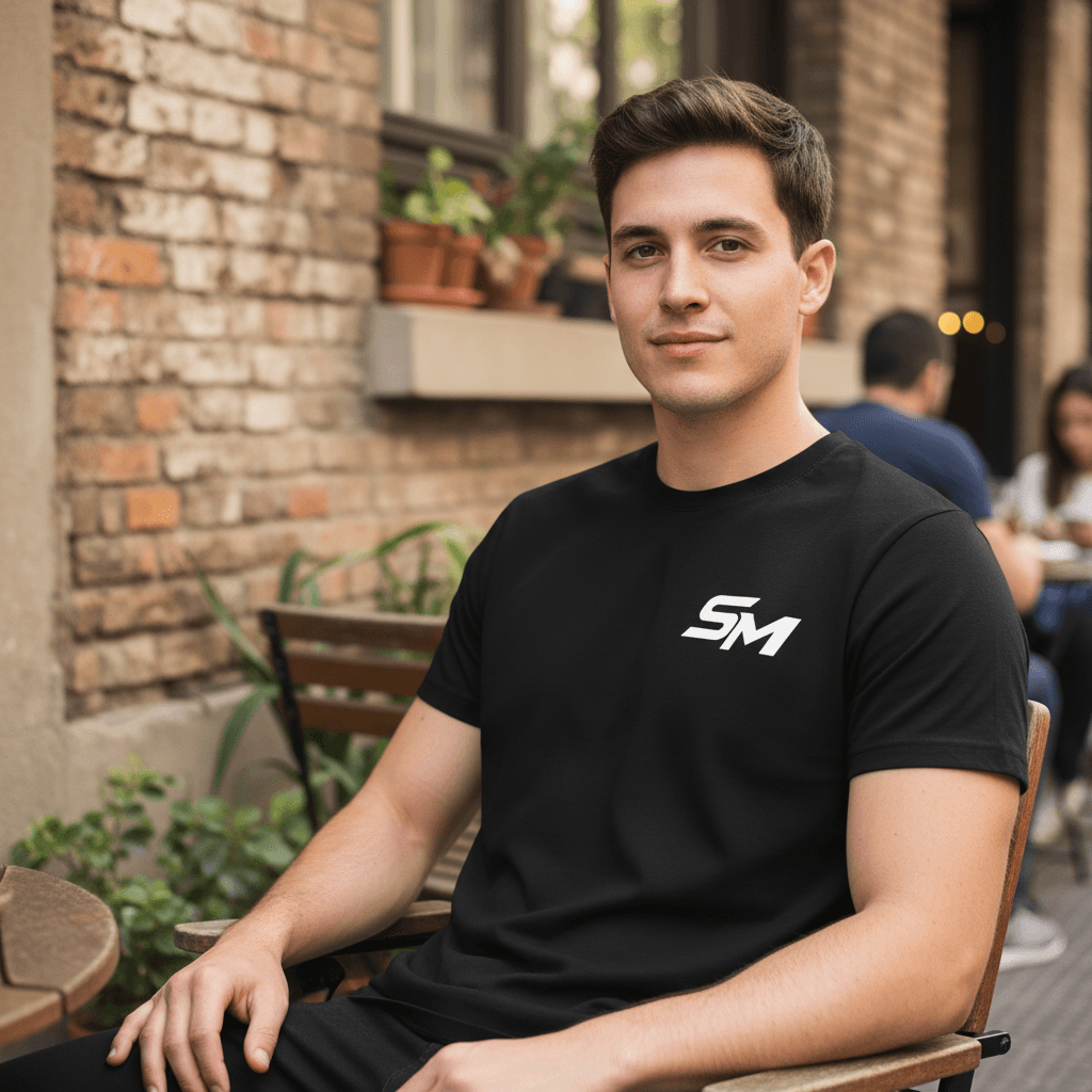 Remera SM · Aldea Classic Negra
