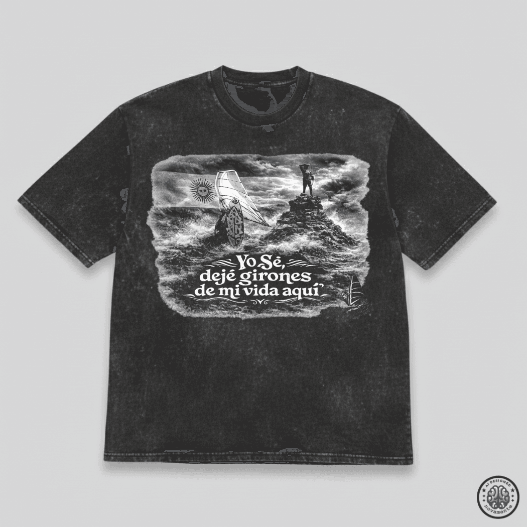Remera Oversize 'Dejé girones de mi vida aquí'