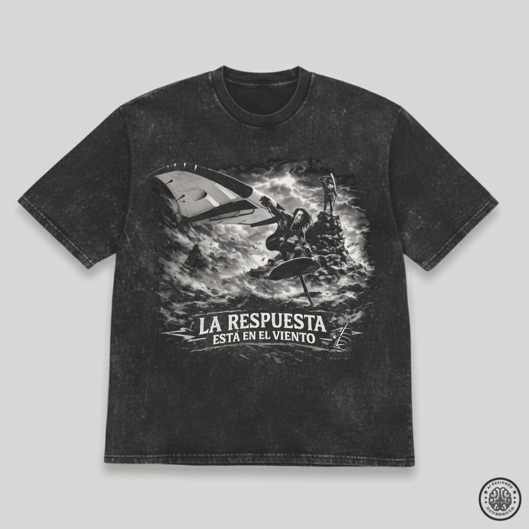 Remera Oversize 'La respuesta está en el viento'