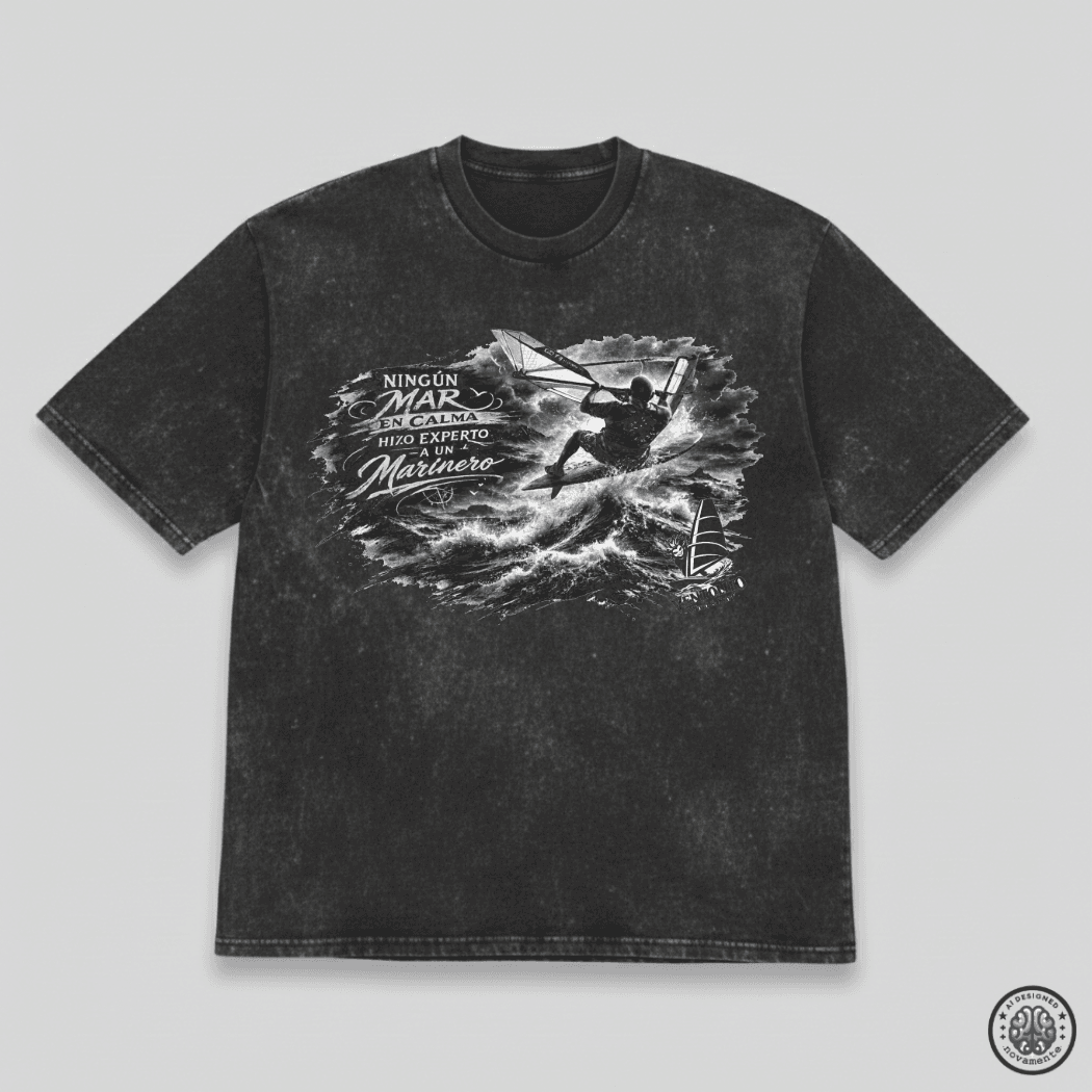 Remera Oversize 'Ningún mar en calma'