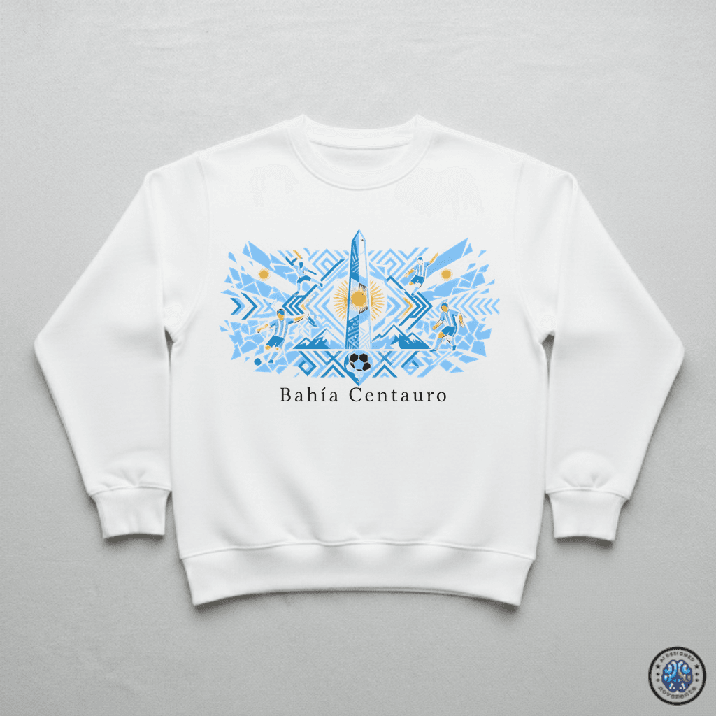 Obelisco Crewneck · Bahía Centauro — dorso