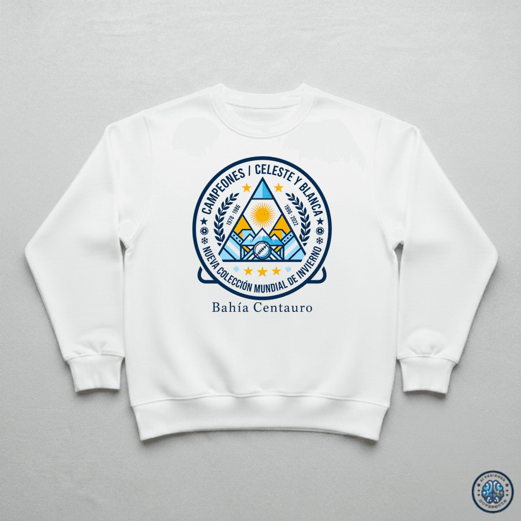 Pirámide Crewneck · Bahía Centauro — dorso