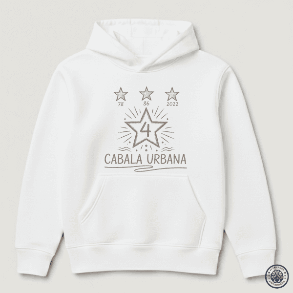 4ta Estrella Aspiracional · Boston Hoodie Blanco