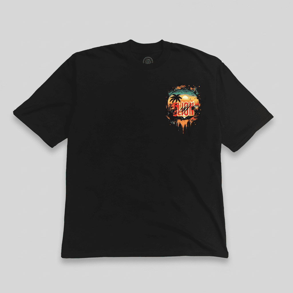Lion · Diseño #19 · Aura Oversize Negro